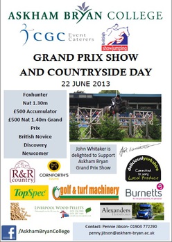 Askham Bryan College Grand Prix Show - Saturday 22nd June